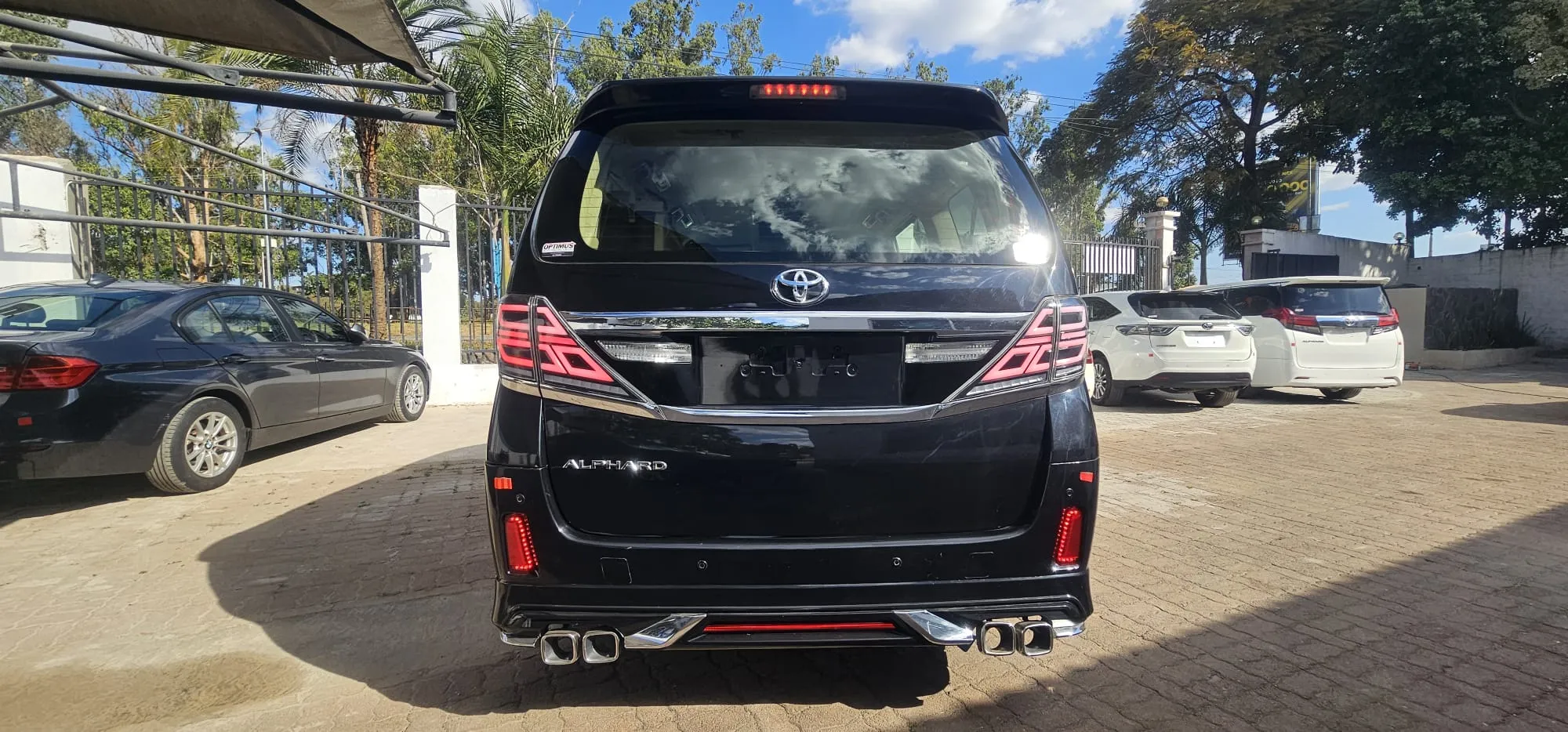 Zambia used car sale 2014 Toyota Alphard 3