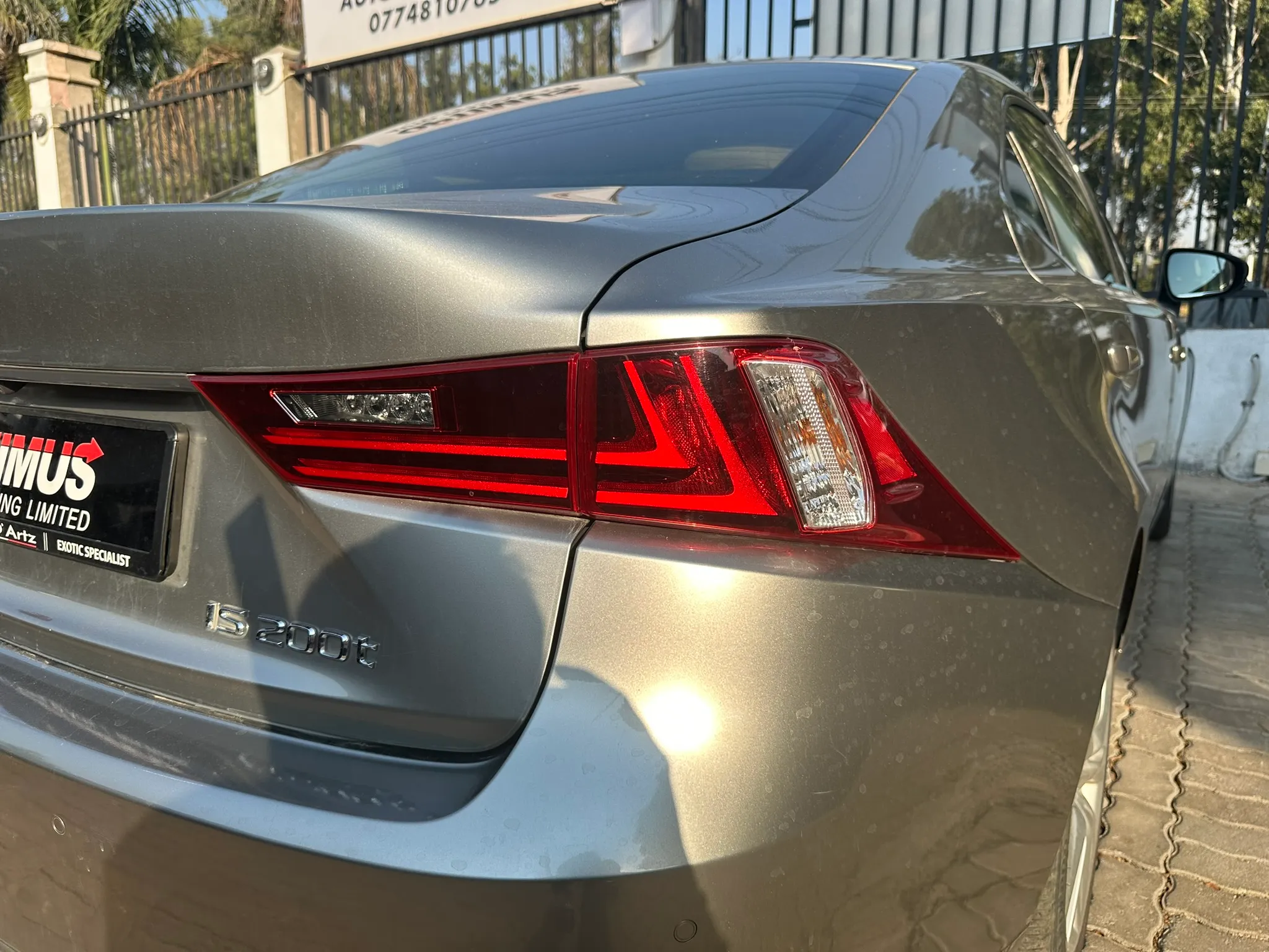 Zambia used car sale 2016 Lexus IS200T 11